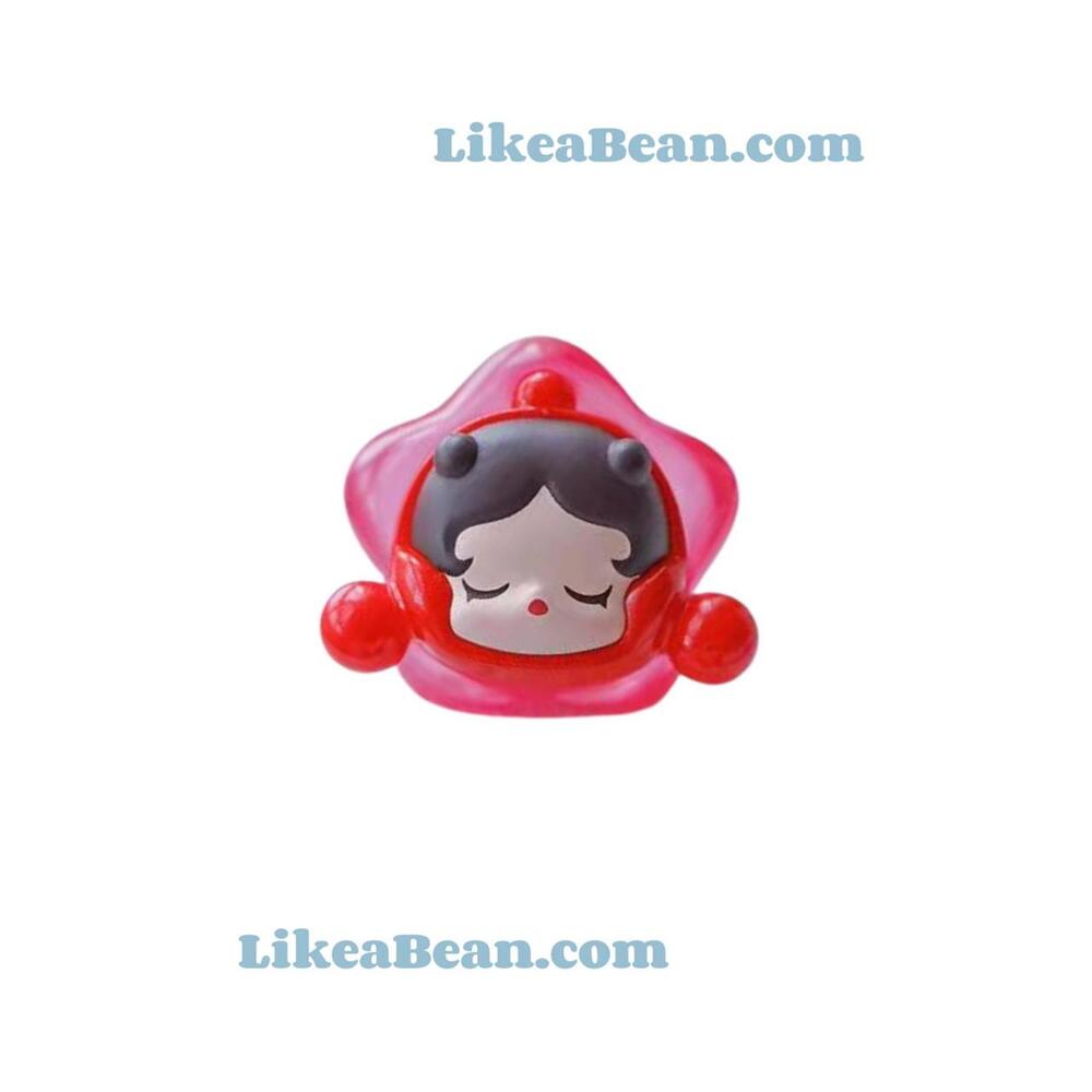 Pop Bean Lucky Star Series - Skullpanda Rose Red